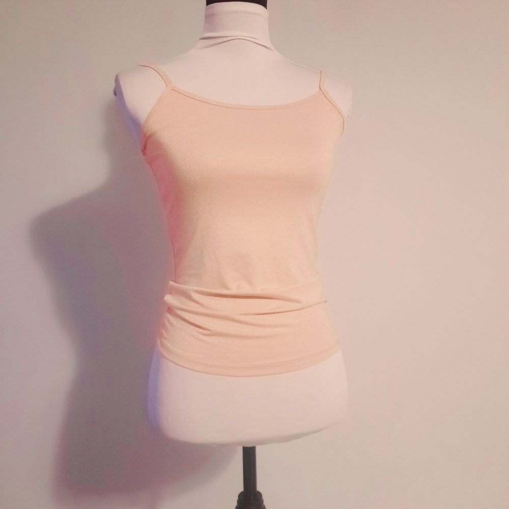 Pink Sparkly Tank Top Size Small